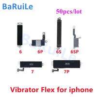 BaRuiLe เครื่องสั่น 50 ชิ้นสําหรับ iPhone 6 6S Plus 7 7P Motor Vibrate Flex Repair Parts