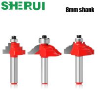 1 pcs 8mm Shank ไม้ router bit Straight end mill trimmer ทำความสะอาด flush trim มุมรอบ cove กล่อง bits เครื่องมือ Milling Cutter