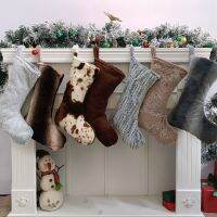 Factory Faux Fur Christmas Stocking Personalized Multi Colors 2022 Decoration Ornaments Pendant