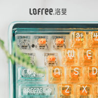 LOFREE คีย์บอร์ด Basic Lofree 1% สีส้มคีย์บอร์ด Dual-Mode คีย์บอร์ดสำหรับคอมพิวเตอร์ Ipa D Noteboo K เกมสำนักงาน