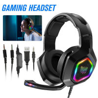 7.1 RGB LED Gaming Headset For PC PS4 PS3 Over Ear Gamer Headphones With Microphone Noise Canceling Computer Phone Gaming Helmet