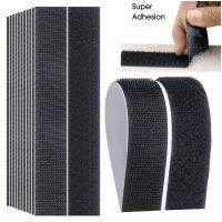 1Meter Black White Strong Self-adhesive Fastener Tape Hook and Loop White Nylon Sticker With Strong Glue 16-110mm