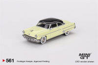 รถโมเดล Diecast LHD มินิ GT 1:64ลินคอล์นคาปรี1954นายกรัฐมนตรีสีเหลือง