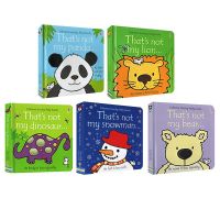 Original English Usborne that S not my thats not my series 5-volume paperboard touch Book Childrens interesting tactile cognition enlightenment paperboard touch book