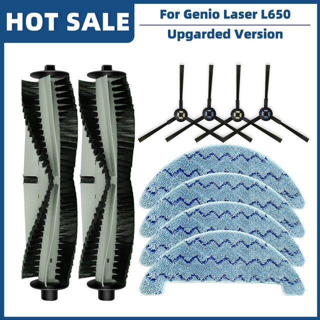 for-genio-laser-l650-robot-vacuum-cleaner-replacement-parts-accessories-main-side-brush-mop-cloth-kits