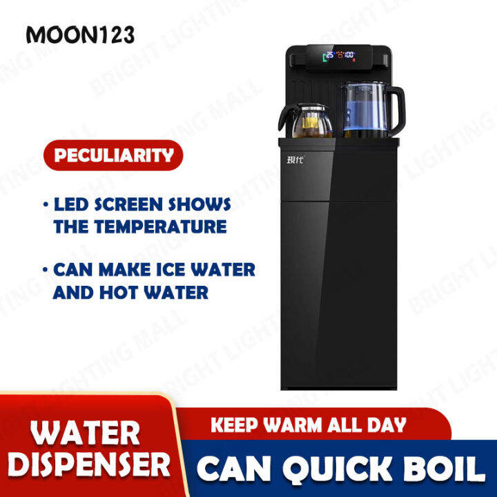 Water dispenser remote control drinking machine. Office water cooler