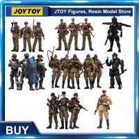 JOYTOY (5ชิ้น/เซ็ต) ชุดสงคราม WWII ตุ๊กตาขยับแขนขาได้และของขวัญแบบทหารของเล่นสะสมทหารโซเวียตเยอรมัน