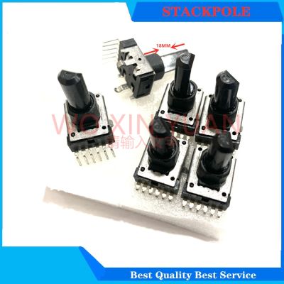 【YF】♚  5PCS  RK12 vertical 6-pin rotary potentiometer electronic instrument mixer audio A10K 18MMF