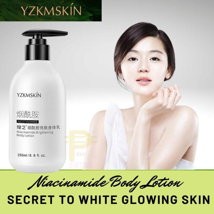 HT PRDUCT KOREAN NIACINAMIDE WHITENING BODY LOTION IMPROVE DARK SKIN 4