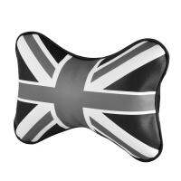 UK Flag Patriotic Travel Pillow For Neck Ergonomic Headrest Cushion Car Seats Pillows For Neck PU Leather PP Cotton Comfortable