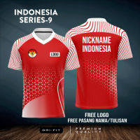 แฟชั่นใหม่ Jersey BADMINTON LARI INDONESIA เสื้อยืดกีฬา SERIES-9 2023