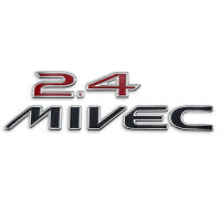 โลโก้ ติดท้าย เรซิน  2.4 MIVEC   จำนวน 1ชิ้น แดง+ดำ ขนาด  Mitsubishi Space Wagon มิตซูบิชิ สเปซแวกอน ปี 2004-2012 4ประตู สินค้าราคาถูก คุณภาพดี Logo Emblem