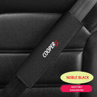 Car Styling Seat Belt Cover Suede Seatbelt Shoulder Strap Protector Pads For BMW Mini Cooper One S JCW R55  car Accessories Seat Covers