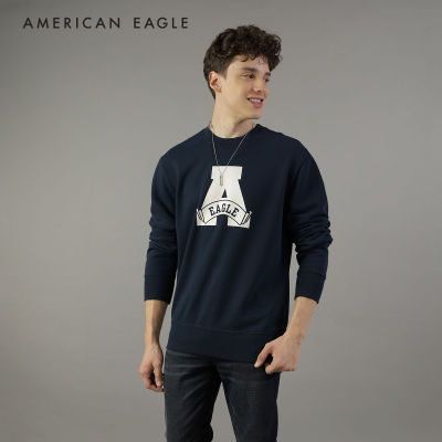 American Eagle Super Soft Icon Graphic Crew Neck เสื้อยืด ผู้ชาย คอกลม (MSC 019-2101-410)