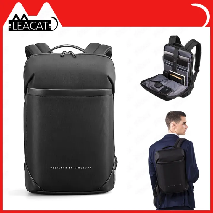 Leacat Slim Laptop Backpack Men 15.6 inch Office Work Men Backpack