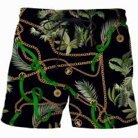 Fashion hot Chain printing Mens Swimwear Swim Shorts Trunks Beach Board Pants