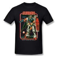 [Chic Tops] Gundam Retro RX 78-2 T Shirt Vintage Oversized Cotton Crewneck Short Sleeve Custom Men Tshirt O Neck Gildan 100% Cotton Men Tshirt