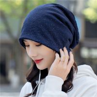 【CC】▬☜  Dot Breathable Hat Windproof Warm Confinement Cap Multifunction Headscarf W52