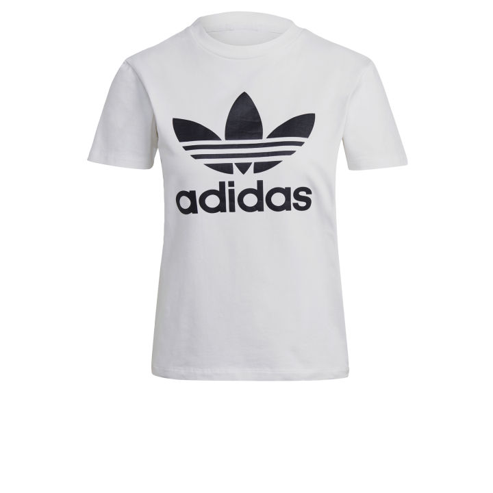 adidas ORIGINALS ADICOLOR CLASSICS TREFOIL T-Shirt Women White GN2899 ...