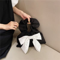 14173 Cute Bow Bag Mini Wrist Cloud Bag Female New Ins Pleated Lace Hand Bag Wholesale