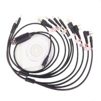 8 in 1 Programming Cable for Motorola PUXING BaoFeng UV-5R for Yaesu for Wouxun Hyt for Kenwood Radio Car Radio