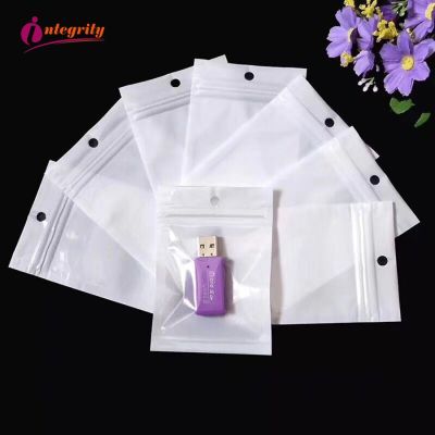 【CW】△♤  INTEGRITY 100pcs Small size valve bag White/clear Plastic Storage Zip Lock plastic package
