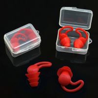 Triple Waterproof Silicone Swimming Earplugs Anti-noise Sleep Earplugs Students Study Noise Reduction Soundproof Earplugs