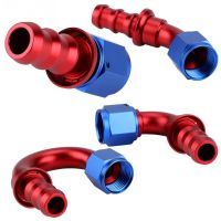 [COD] AN10 Straight 0 45 180 Push Twist Lock Gas Hose End Male Fitting Car Accessories