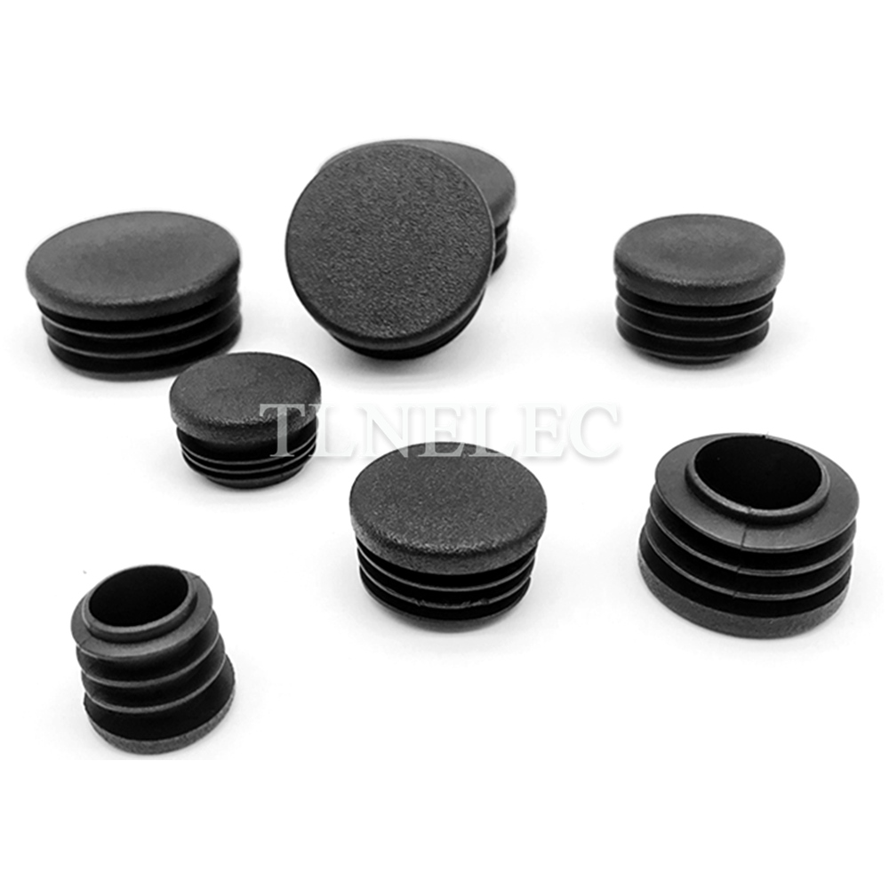 2 1/2" Round Pipe Tube Inserts Bung 4 x Plastic Blanking End Caps Cap 63.5mm 
