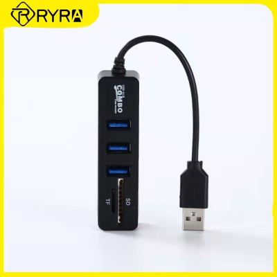 ✖ RYRA Expansion Dock 2.0 5 Ports Multi Splitter Adapter TF/SD Card Reader Multifunctional USB C Hub Computer Office Accessories