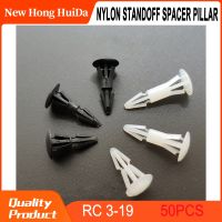 RC 3-19 Hitam Putih Papan PCB Spacer Sekrup Terbalik Mengunci Papan Sirkuit Mendukung Tetap Nilon Standoff Spacer Pilar