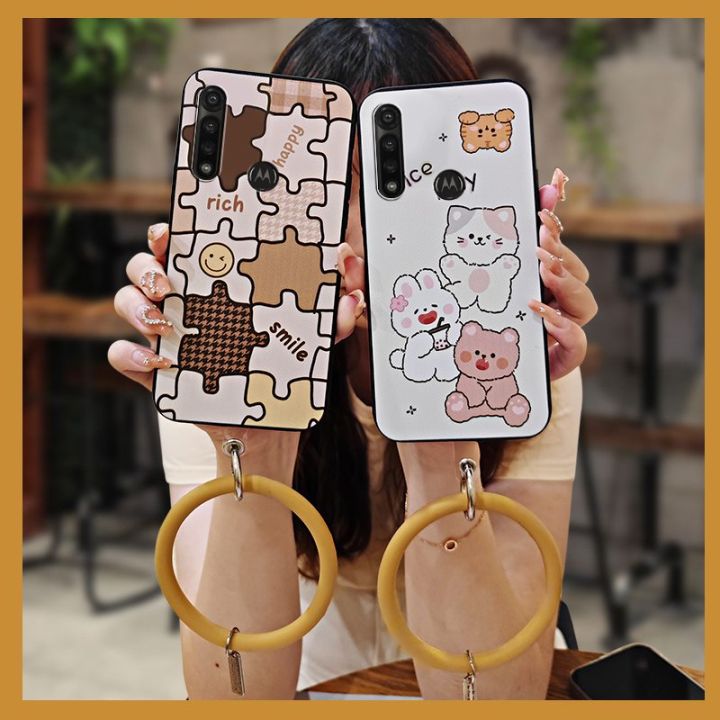 youth-advanced-phone-case-for-moto-g-power-protective-the-new-liquid-silicone-heat-dissipation-simple-luxurious-cartoon