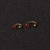 【On Sale】 infinley 1ชิ้นห่วงเหล็ก Cz จมูกริมฝีปากหูกระดูกอ่อน Tragus ต่างหูเกลียว Conch Rook Daith Lobe เครื่องประดับหู