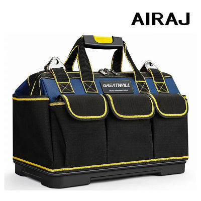 AIRAJ 2021 Tool Bag Large Capacity Wear-Resistant Waterproof 1680D Oxford Cloth Electrician Bag 171921 Inch Travel Bag