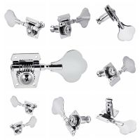 WK-1Left/1Right Bass Guitar Open Gear Bass String Tuners Tuning Pegs Keys Machine 3 color