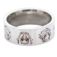 LB3157 Genshin Impact Game Rings Fashion Charm Finger Rings Women Jewelry Ring Men Stainless Steel Rings for Teens