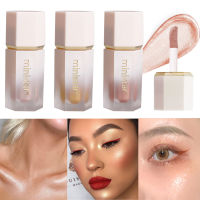 Diamond Contour Liquid High แต่งหน้า3สี Glow Glitter Matte Shimmer Highlight Pallete Waterproof Illuminator Cosmetic