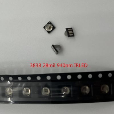 【Free-delivery】 940nm LED IR LED Emitting Diode 2W IR Array โคมไฟสำหรับกล้องรักษาความปลอดภัย Insivible ชิป28mil 3838 Surface Package