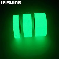 Sticker Fishing Rod Green Luminous Tape Self Adhesive Glow In The Dark Stickers Fluorescent Tape Warning Stickers Fishing Tool Wall Stickers Decals