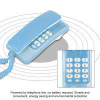 โทรศัพท์โทรศัพท์ผนังขนาดเล็กติดผนังโทรศัพท์พื้นฐานพร้อมแฟลช/ปิดเสียง/หมายเลขล่าสุดฟังก์ชันโทรซ้ำสำหรับบ้านโรงแรมโรงเรียนและสำนักงานห้องอาบน้ำห้องนั่งเล่น