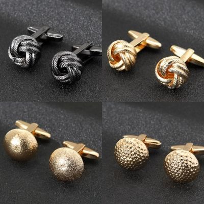 Fashion French Shirt Cufflinks for Mens High Quality Twist Hollow Luxulry Jewelry Business Wedding Cuff Link Wholesale