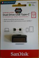 128 GB FLASH DRIVE (แฟลชไดร์ฟ) SANDISK ULTRA DUAL DRIVE USB TYPE-C