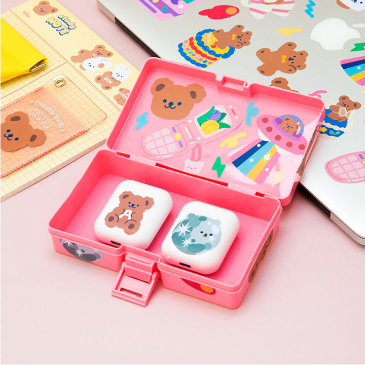 decorative-label-stick-sticker-korean-diy-kawaii-album-cake-bear-lovely-scrapbooking