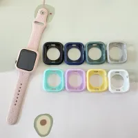 เคสซิลิโคน เคสหน้าปัดนาฬิกาข้อมือ หลากหลายสี สำหรับ Apple Watch รุ่น7 ขนาด 41 มม. 45 มม.