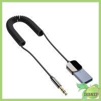 เครื่องส่งสัญญาณ BT ของ IHBNEP เครื่องรับสัญญาณในรถยนต์แบบ5.0บลูทูธดองเกิล USB Aux สายตัวรับสัญญาณ WiFi Audio Aux รถยนต์ตัวแปลงบลูทูธ