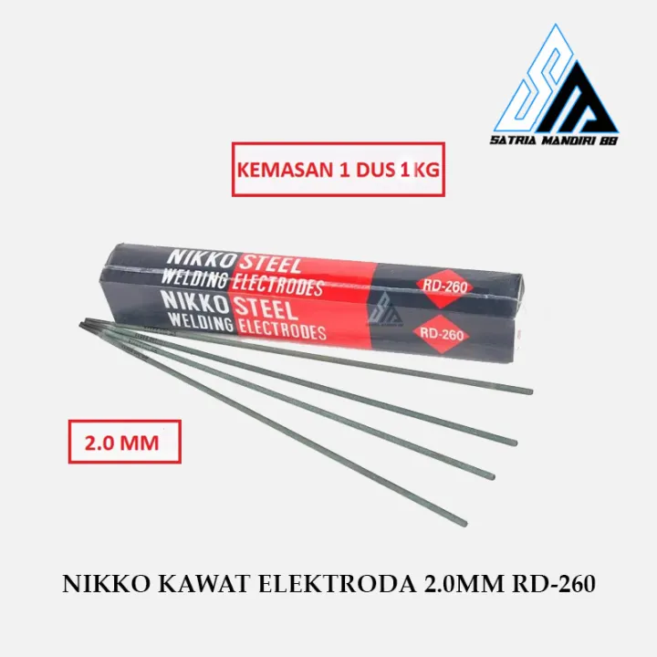 NIKKO KAWAT LAS 2.0MM RD-260 Nikko Steel Kawat Las Listrik 2 MM Kawat ...