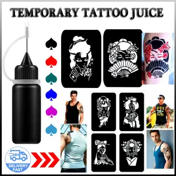 Plant Temporary Tattoo Tattoo Stickers Ink Tattoos Juice Semi-permanent  Tattoo * | eBay
