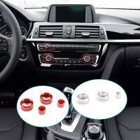 For BMW 3 Series E90 E92 E93 2005-2012 Car Air Conditioner Volume Adjustment Knob Cover Decorative Sticker Car Essories