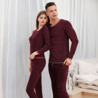 2 PieceSet Long Johns Men Woman Winter Thermal Suit Male Female Warm Thermal Underwear Clothing Long Underwear Winter Sleepwear