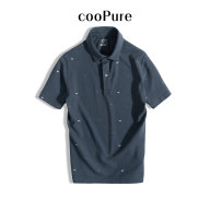Áo thun polo nam cooPure vải Polo stretchy fiber crossword, thiết kế trang nhã NO.1825 (5 màu) thumbnail